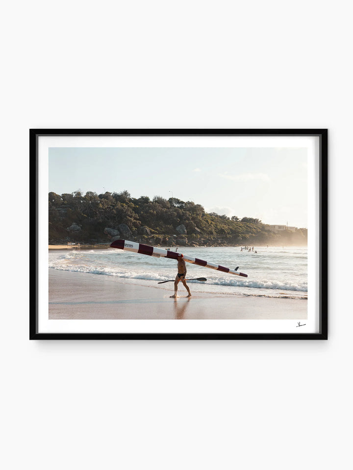Heading In - Freshwater Beach Wall Art Print - Australia Unseen
