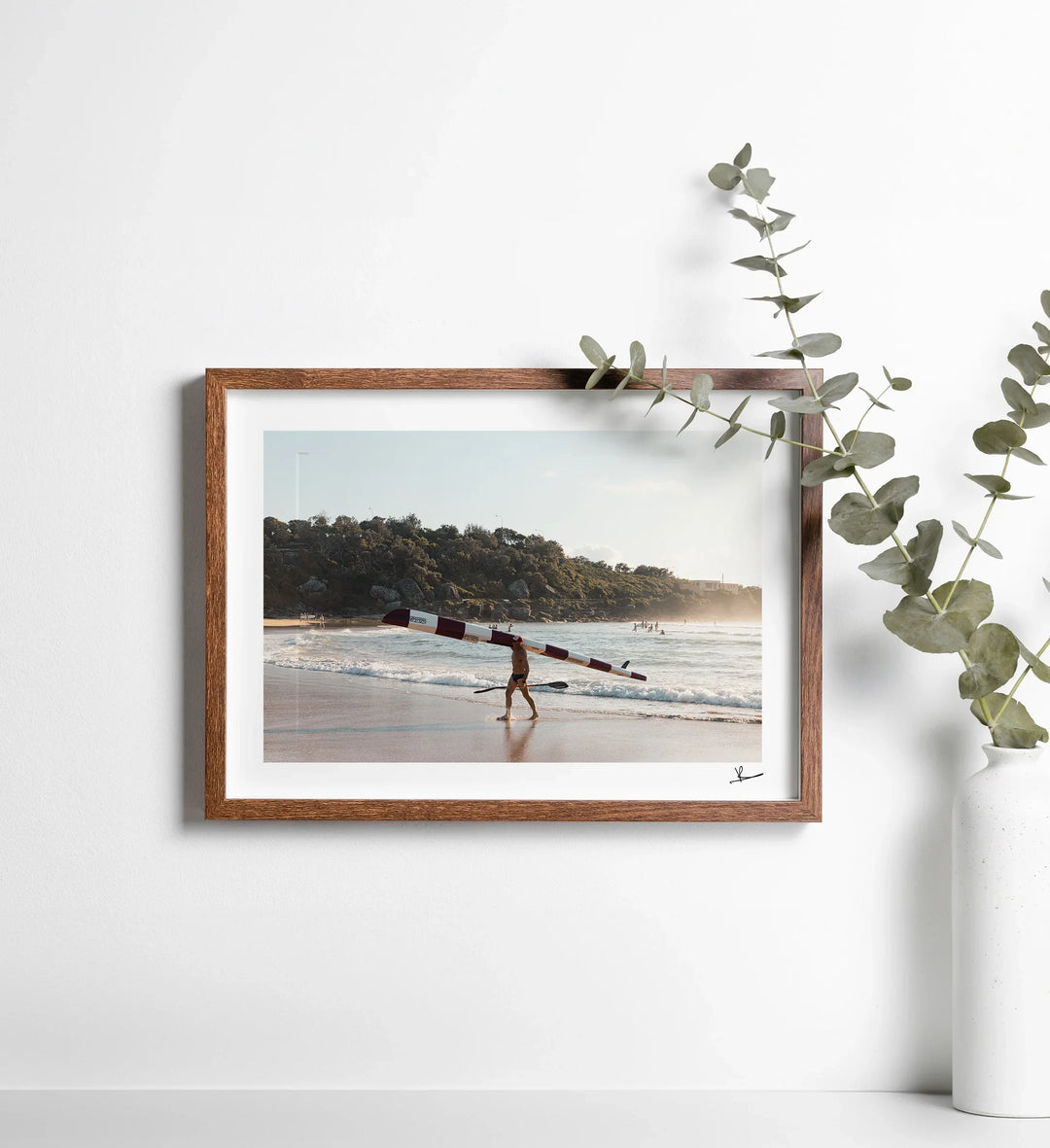 Heading In - Freshwater Beach Wall Art Print - Australia Unseen
