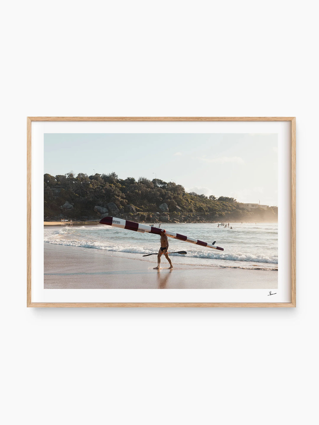 Heading In - Freshwater Beach Wall Art Print - Australia Unseen