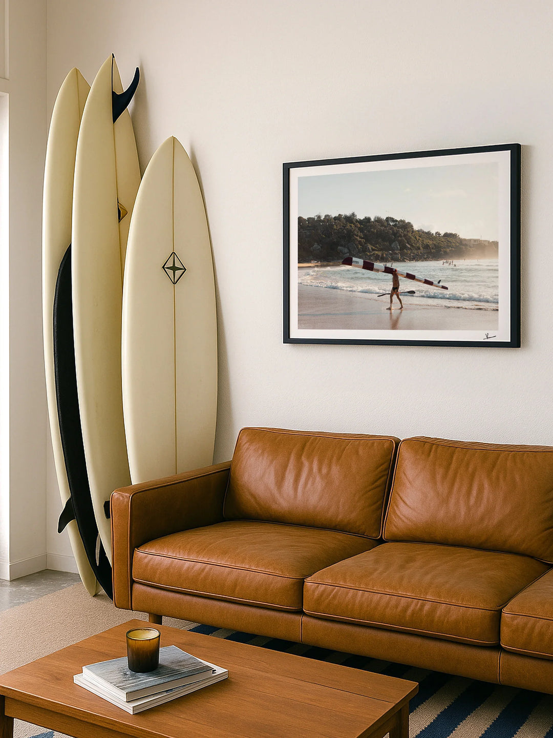 Heading In - Freshwater Beach Wall Art Print - Australia Unseen