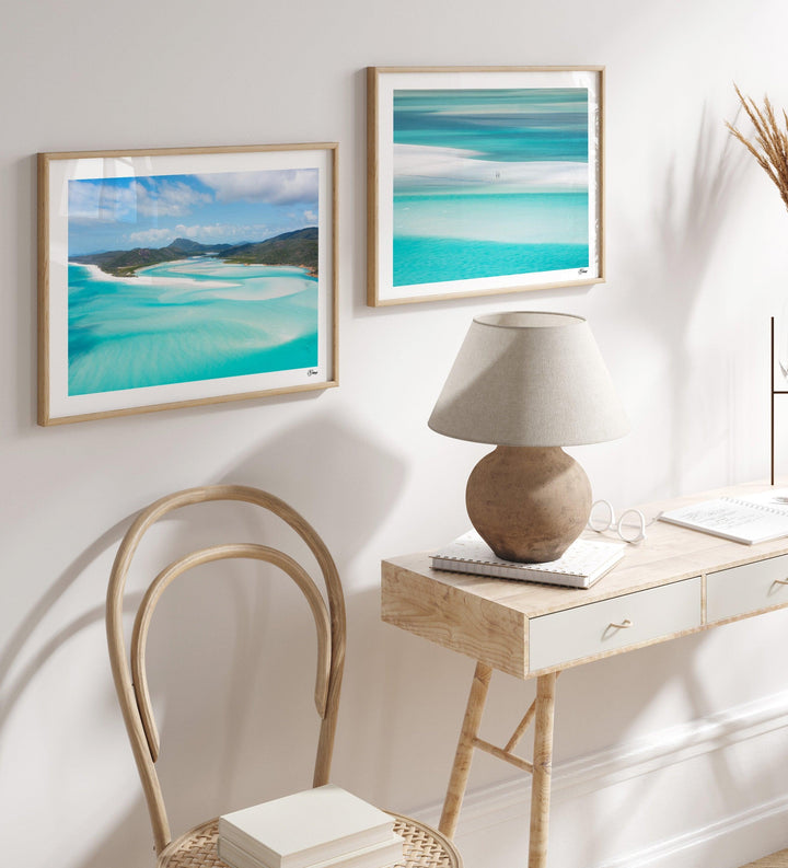 Hill Inlet Blues - Whitsundays Wall Art Print - Australia Unseen