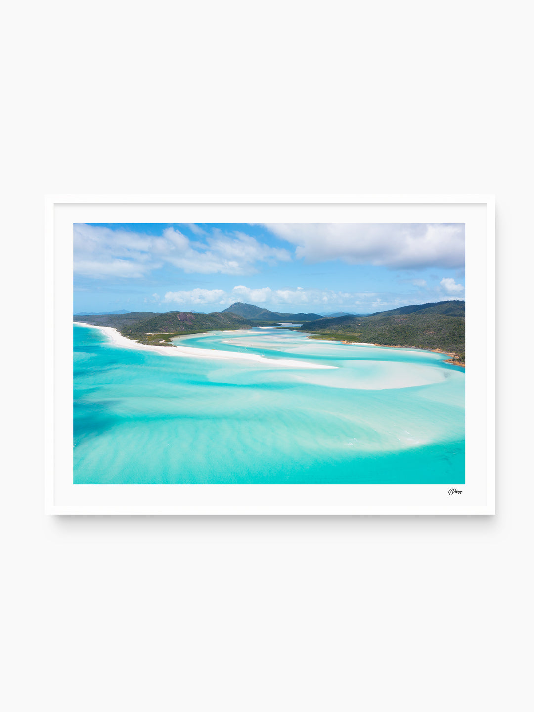 Hill Inlet Blues - Whitsundays Wall Art Print - Australia Unseen
