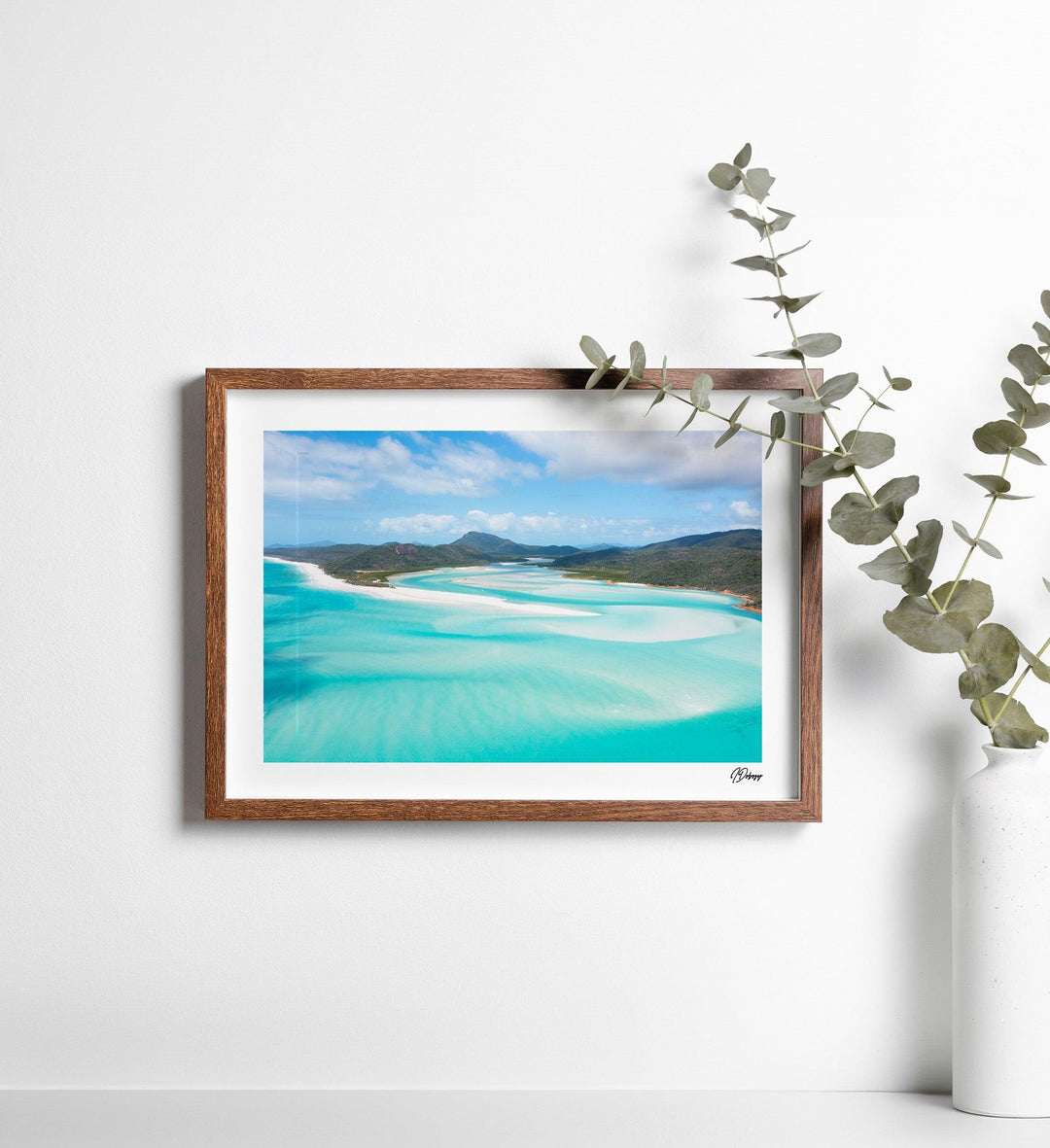 Hill Inlet Blues - Whitsundays Wall Art Print - Australia Unseen