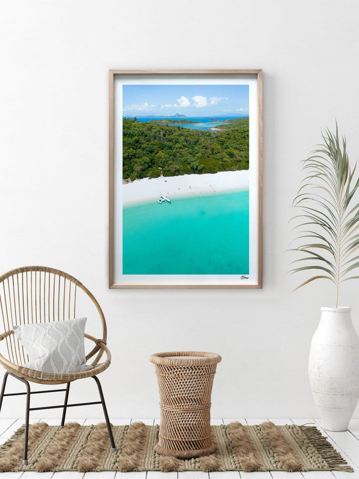 Island Seaplane – Whitsundays Wall Art Print - Australia Unseen