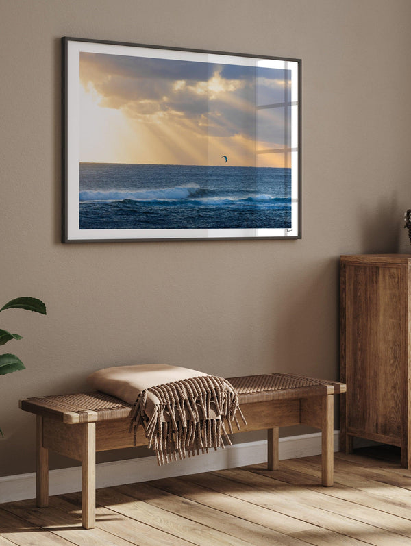 Kite Surf 01 - Wall Art Print - Australia Unseen