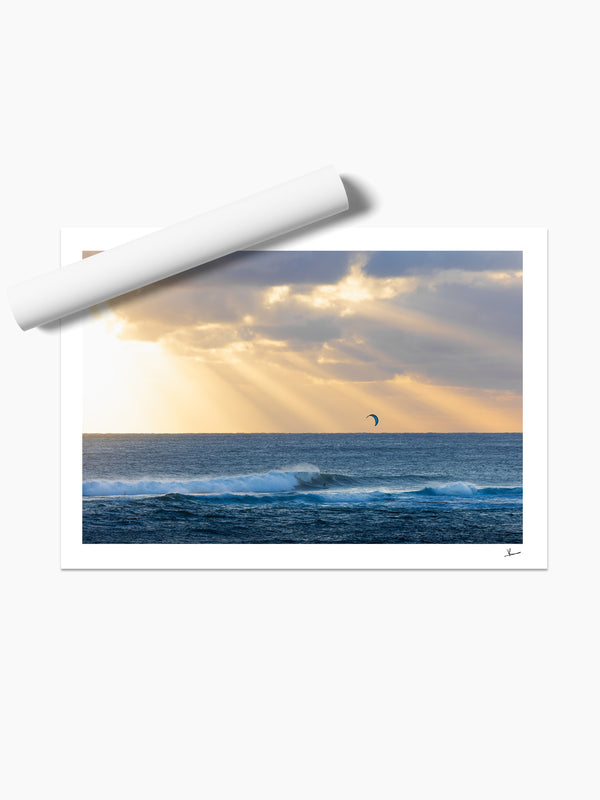 Kite Surf 01 - Wall Art Print - Australia Unseen