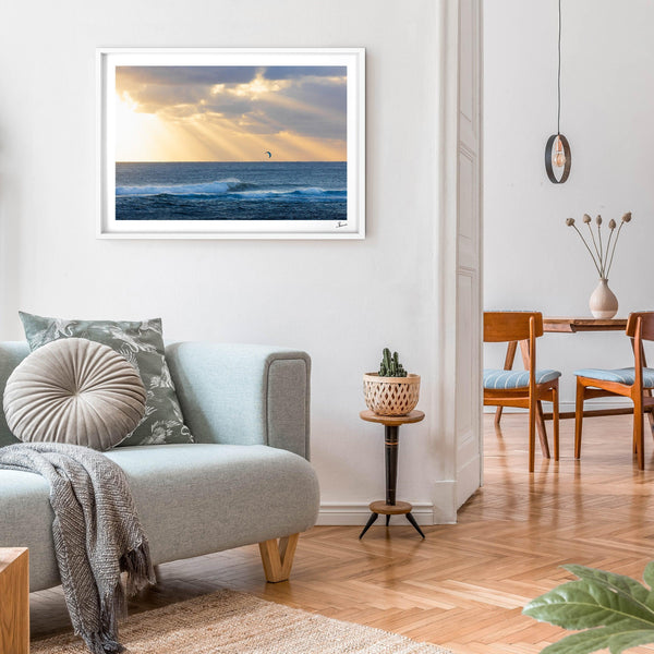 Kite Surf 01 - Wall Art Print - Australia Unseen