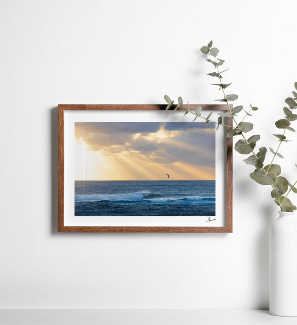 Kite Surf 01 - Wall Art Print - Australia Unseen