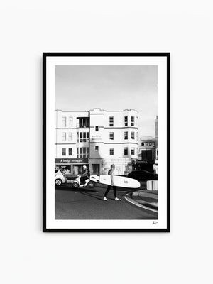 Majestic Mornings – Bondi Beach, Sydney — black & white wall art print by Vincent Rommelaere · Australia Unseen