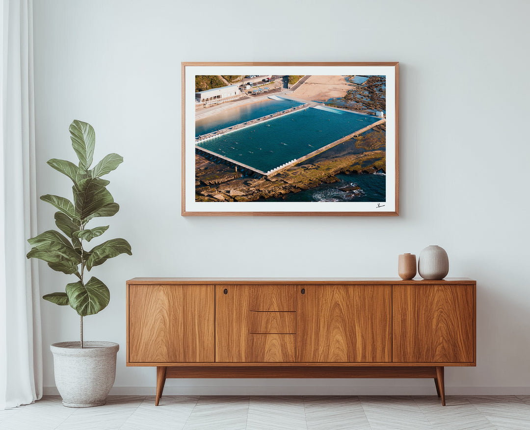 Merewether Ocean Baths 01 - Wall Art Print - Australia Unseen