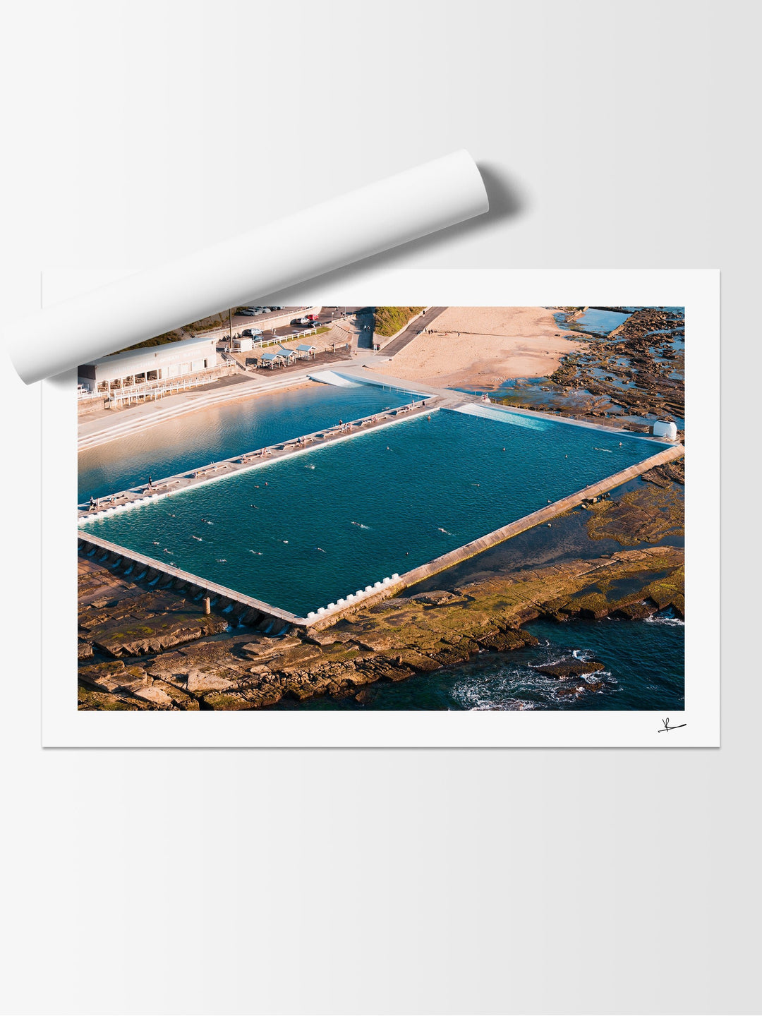 Merewether Ocean Baths 01 - Wall Art Print - Australia Unseen