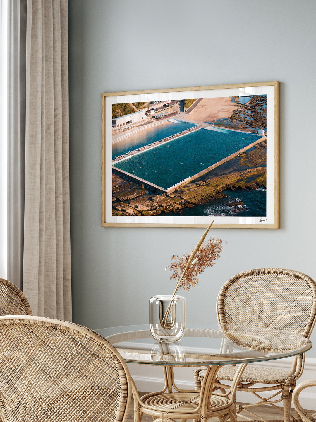 Merewether Ocean Baths 01 - Wall Art Print - Australia Unseen