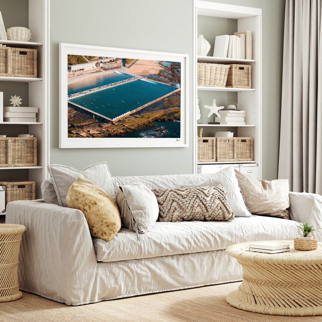 Merewether Ocean Baths 01 - Wall Art Print - Australia Unseen