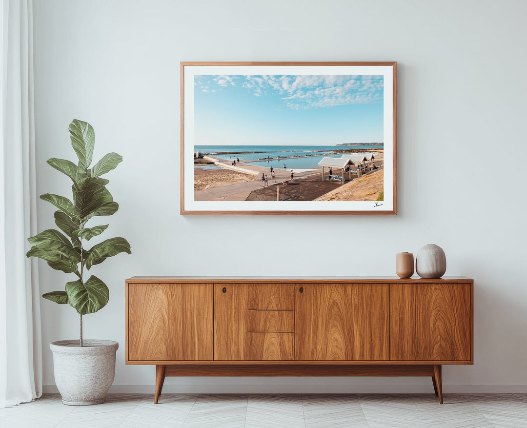 Merewether Ocean Baths 02 - Wall Art Print - Australia Unseen