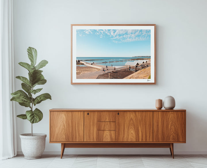 Merewether Ocean Baths 02 - Wall Art Print - Australia Unseen