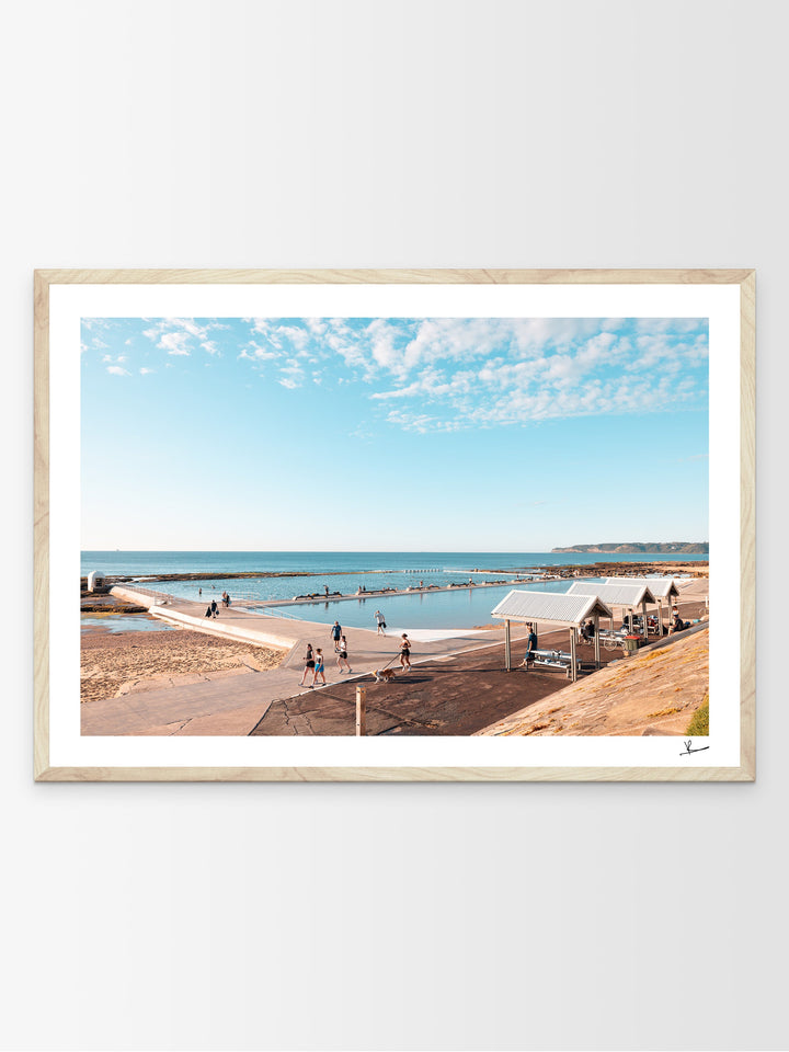 Merewether Ocean Baths 02 - Wall Art Print - Australia Unseen