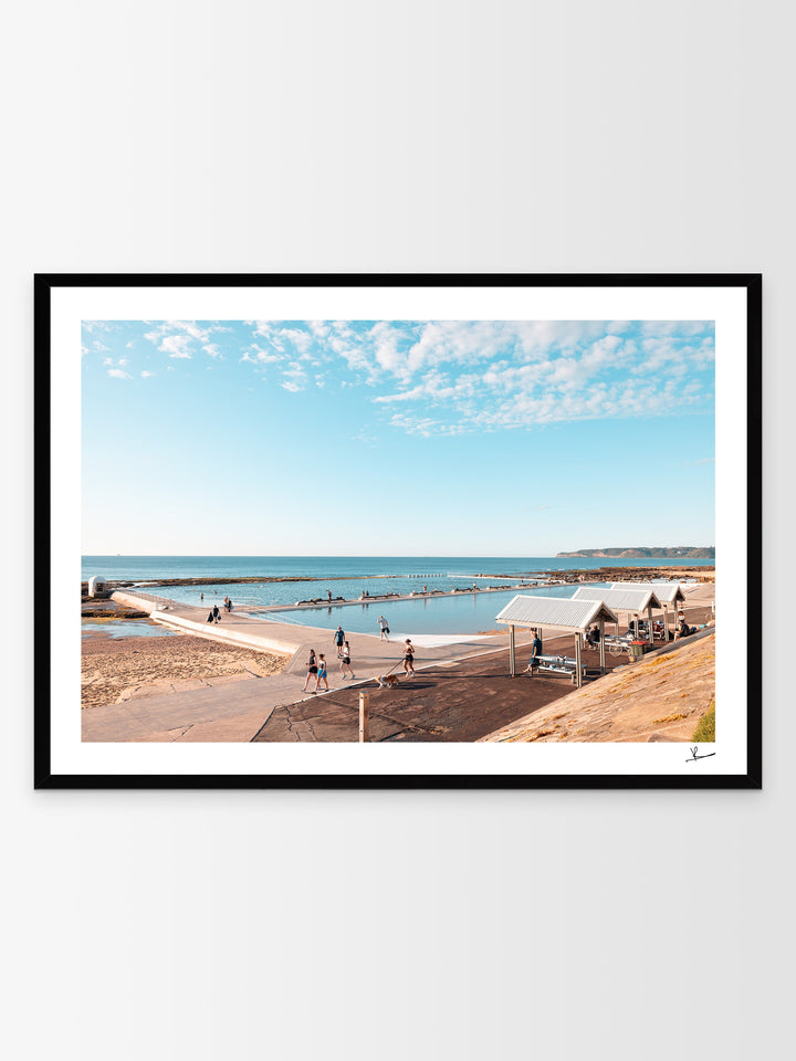 Merewether Ocean Baths 02 - Wall Art Print - Australia Unseen