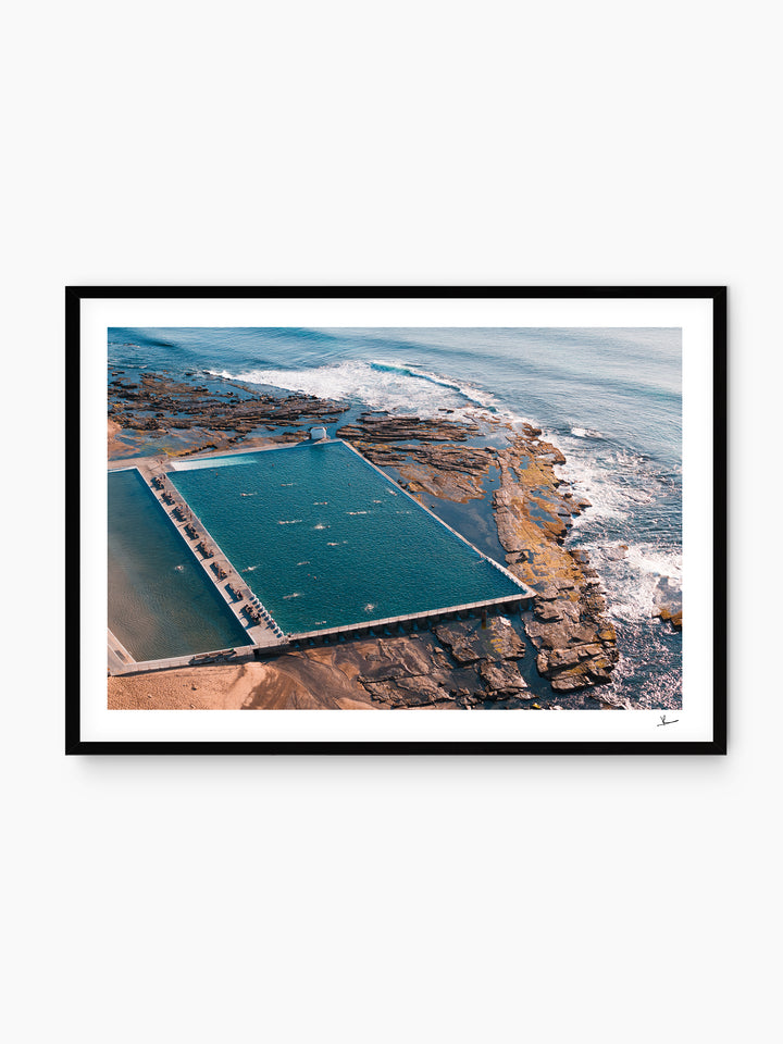 Merewether Ocean Baths 03 - Wall Art Print - Australia Unseen