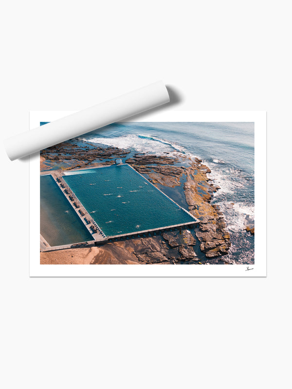 Merewether Ocean Baths 03 - Wall Art Print - Australia Unseen