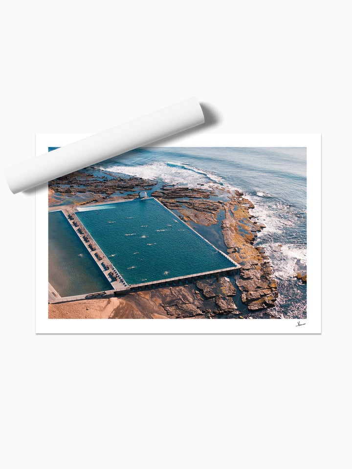 Merewether Ocean Baths 03 - Wall Art Print - Australia Unseen