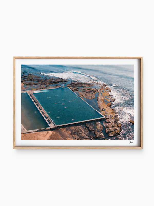 Merewether Ocean Baths 03 - Wall Art Print - Australia Unseen