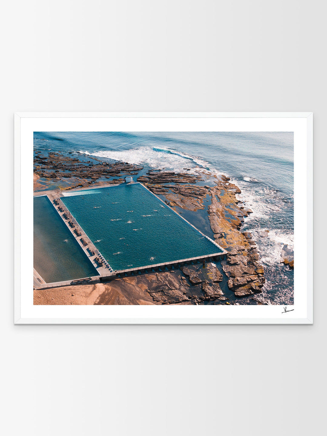 Merewether Ocean Baths 03 - Wall Art Print - Australia Unseen