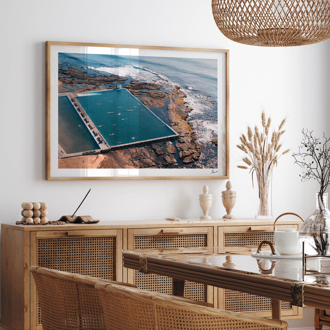 Merewether Ocean Baths 03 - Wall Art Print - Australia Unseen