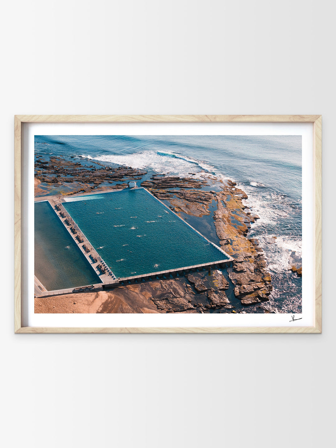 Merewether Ocean Baths 03 - Wall Art Print - Australia Unseen