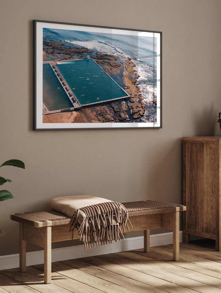 Merewether Ocean Baths 03 - Wall Art Print - Australia Unseen