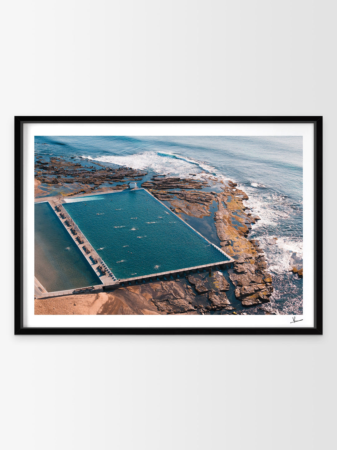 Merewether Ocean Baths 03 - Wall Art Print - Australia Unseen