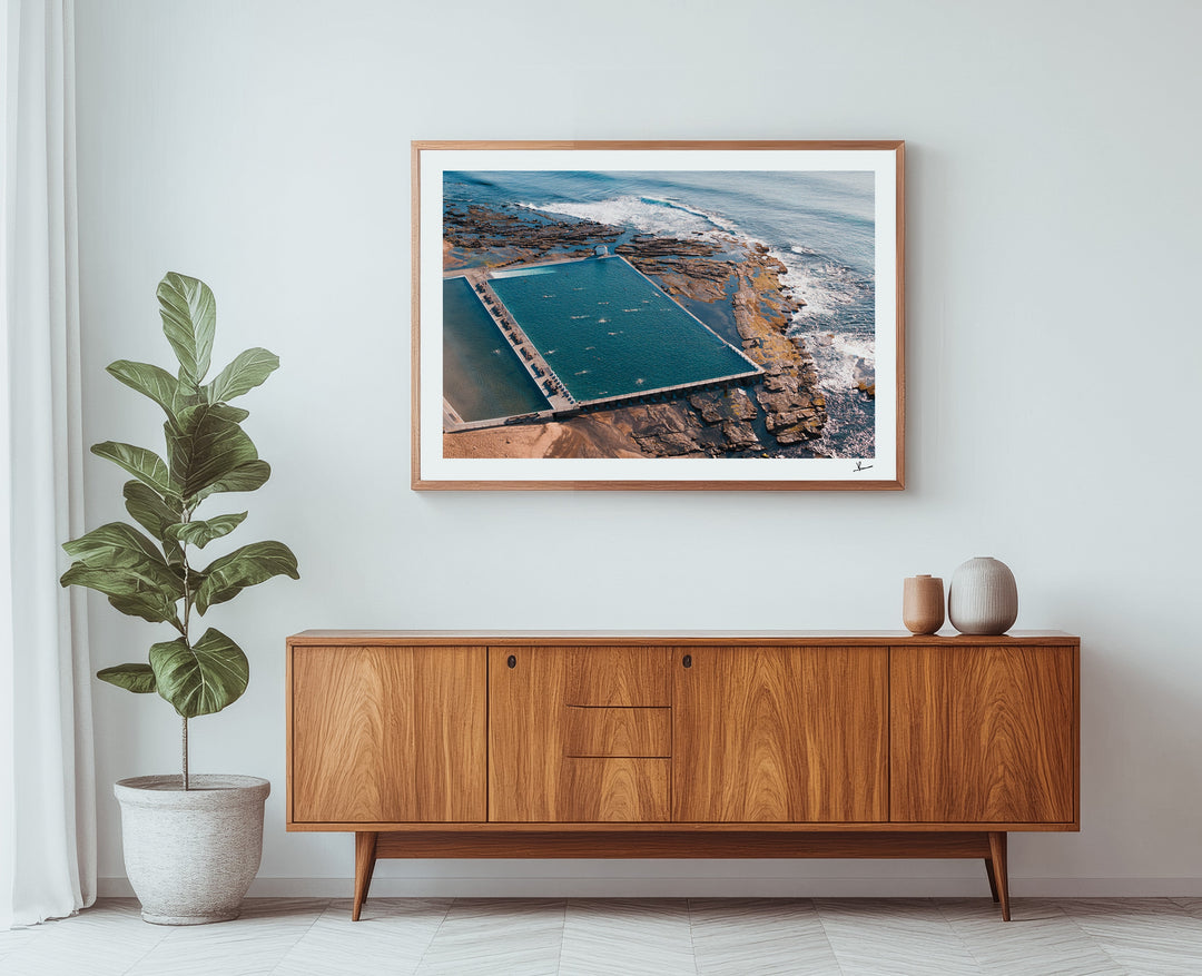 Merewether Ocean Baths 03 - Wall Art Print - Australia Unseen