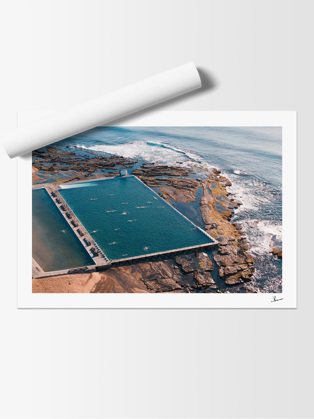 Merewether Ocean Baths 03 - Wall Art Print - Australia Unseen