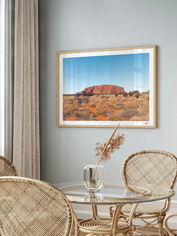 Monolithic Majesty - Uluru - Wall Art Print - Australia Unseen
