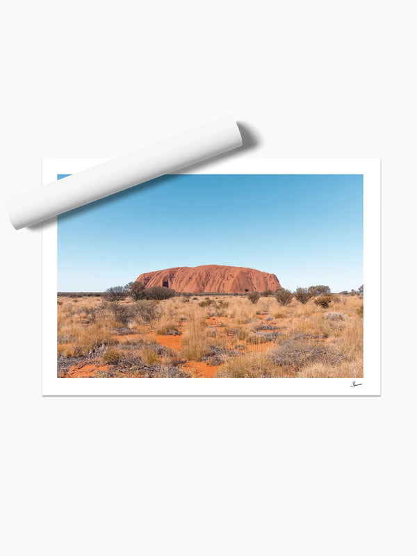 Monolithic Majesty - Uluru - Wall Art Print - Australia Unseen