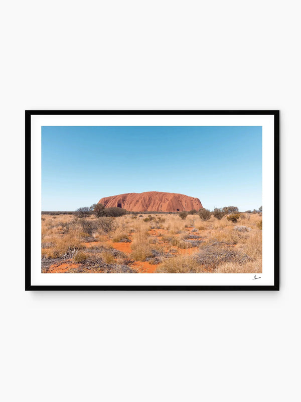 Monolithic Majesty - Uluru - Wall Art Print - Australia Unseen