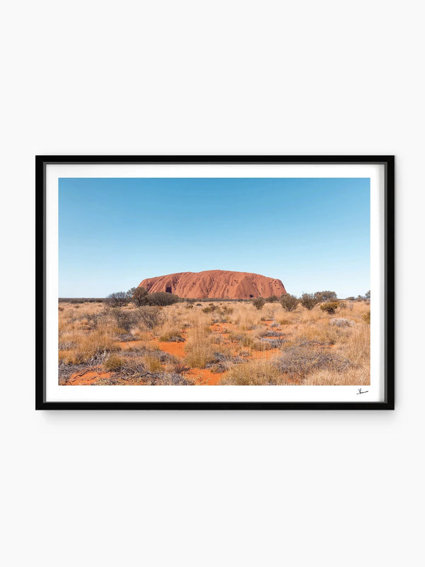 Monolithic Majesty - Uluru - Wall Art Print - Australia Unseen