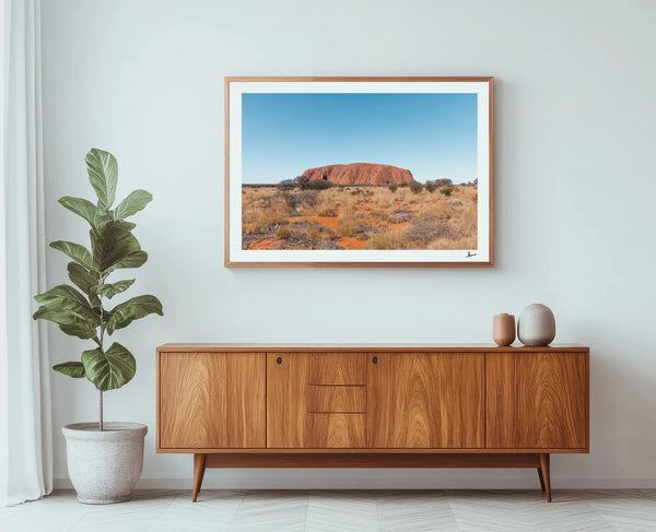Monolithic Majesty - Uluru - Wall Art Print - Australia Unseen