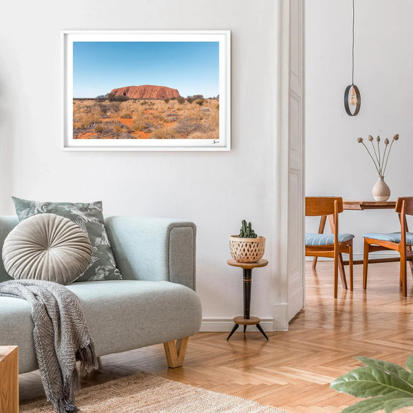 Monolithic Majesty - Uluru - Wall Art Print - Australia Unseen