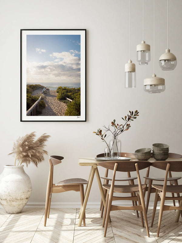 Morning Path to the Surf - Freshwater Wall Art Print - Australia Unseen