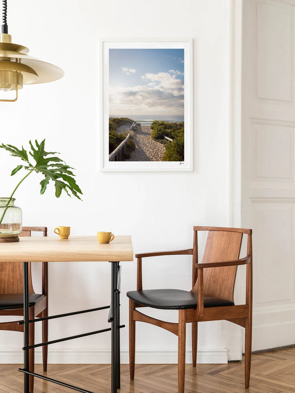 Morning Path to the Surf - Freshwater Wall Art Print - Australia Unseen