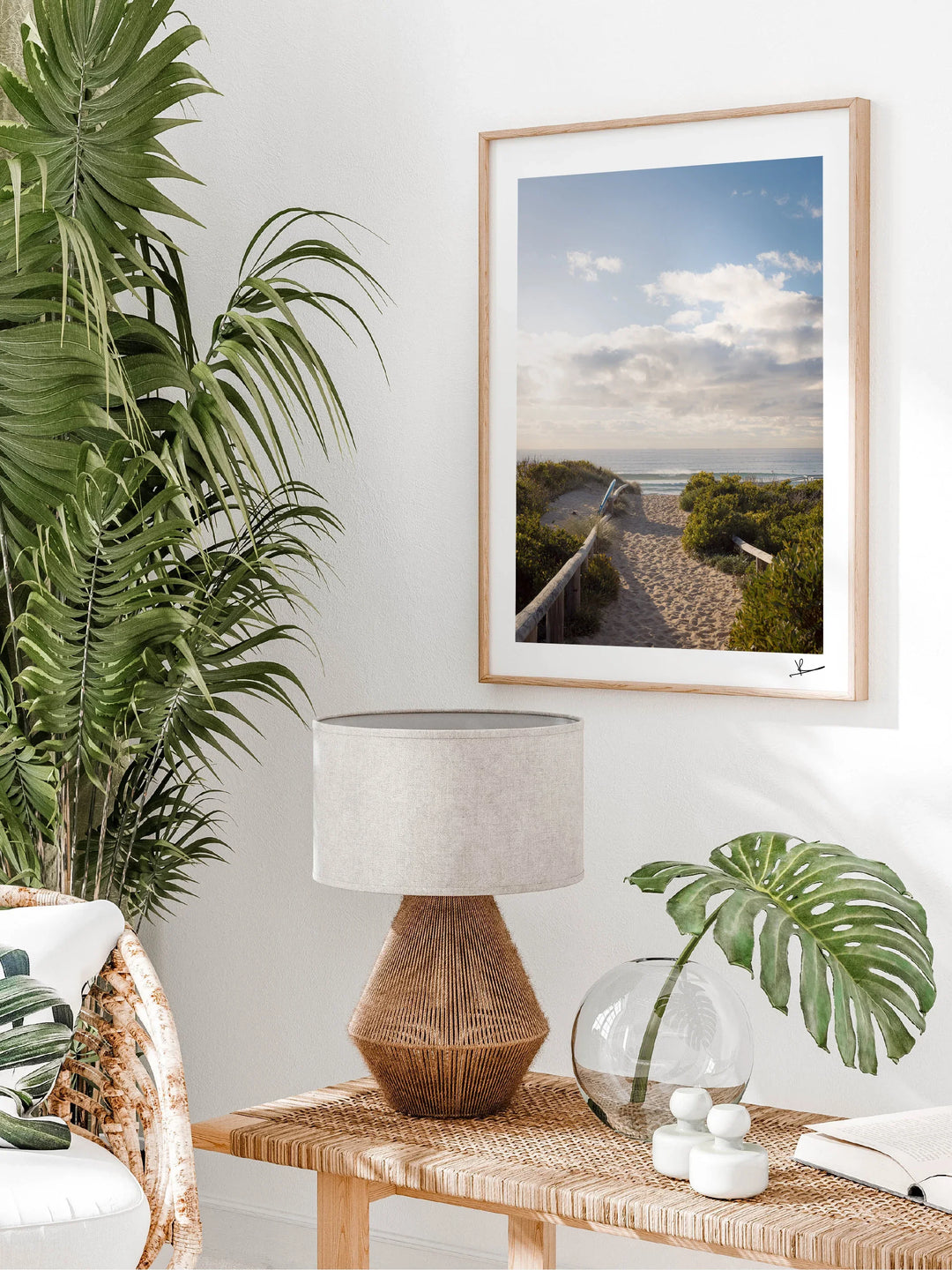 Morning Path to the Surf - Freshwater Wall Art Print - Australia Unseen