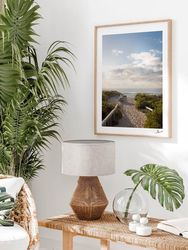 Morning Path to the Surf - Freshwater Wall Art Print - Australia Unseen