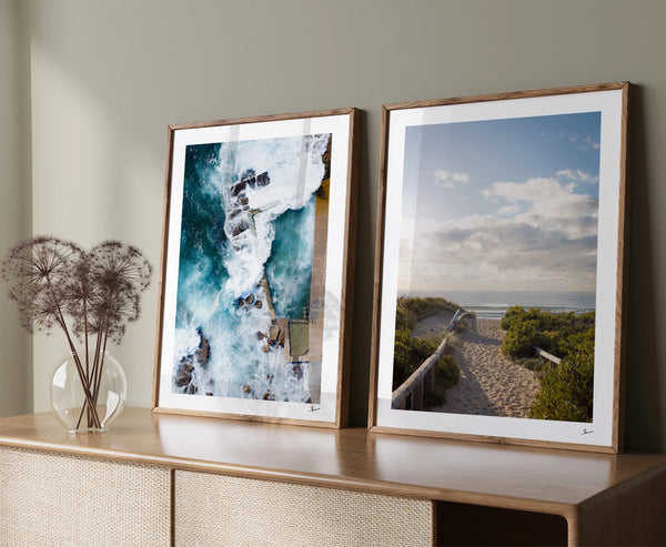 Morning Path to the Surf - Freshwater Wall Art Print - Australia Unseen