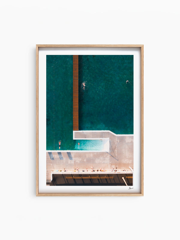 Newcastle Ocean Baths 02 - Wall Art Print - Australia Unseen