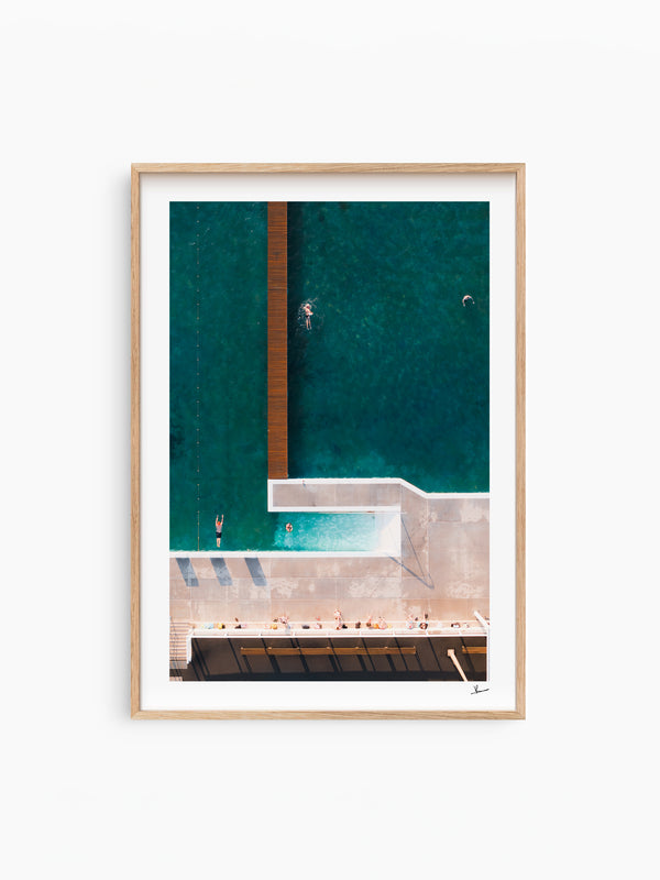 Newcastle Ocean Baths 02 - Wall Art Print - Australia Unseen