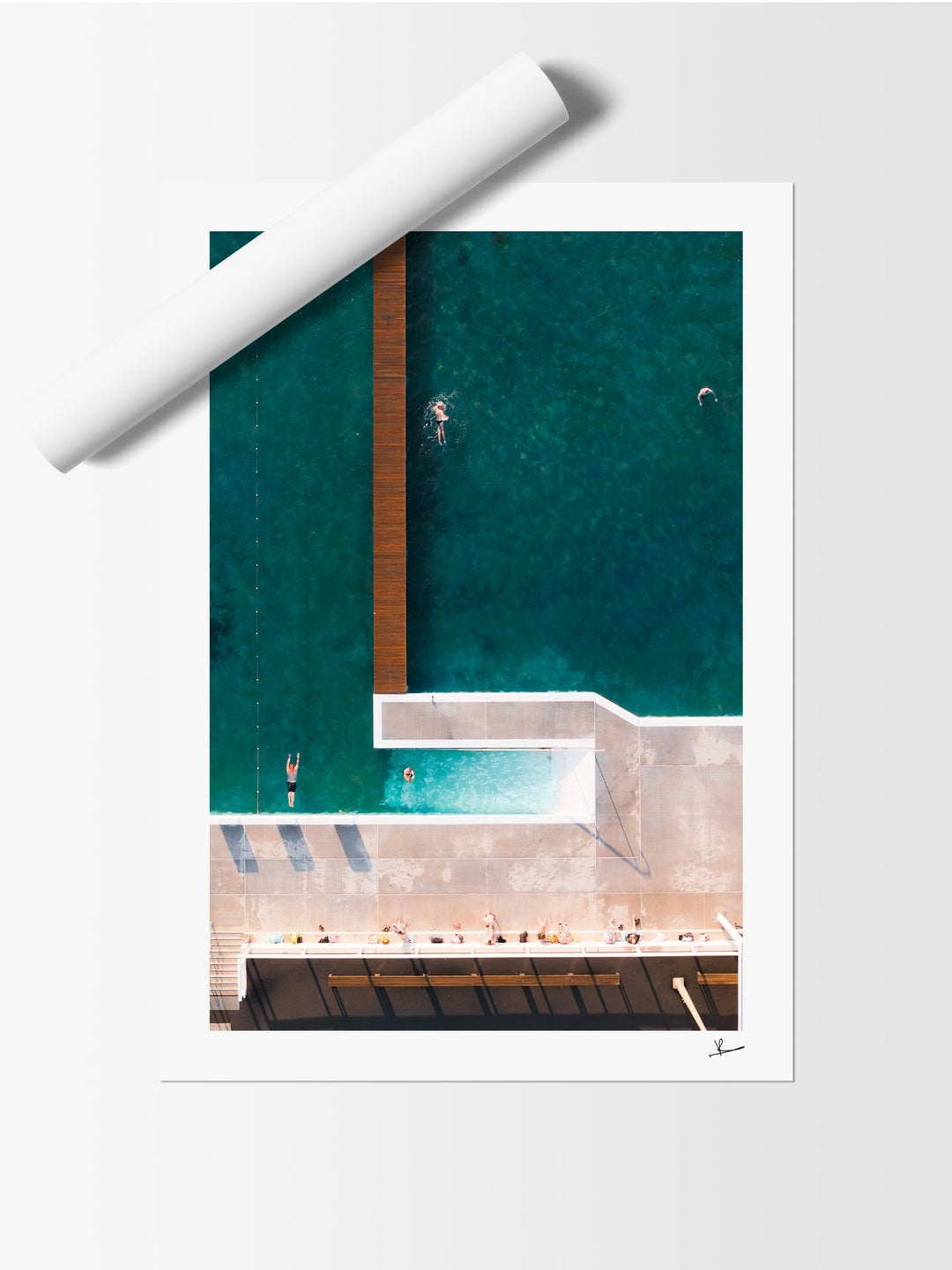 Newcastle Ocean Baths 02 - Wall Art Print - Australia Unseen