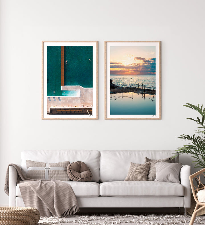 Newcastle Ocean Baths 02 - Wall Art Print - Australia Unseen