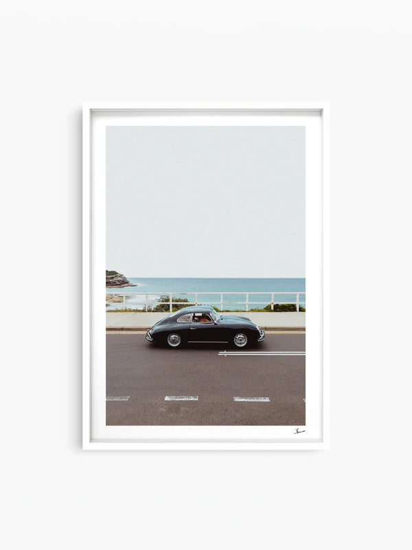 Ocean Drive 01 - Porsche 356 - Wall Art Print - Australia Unseen