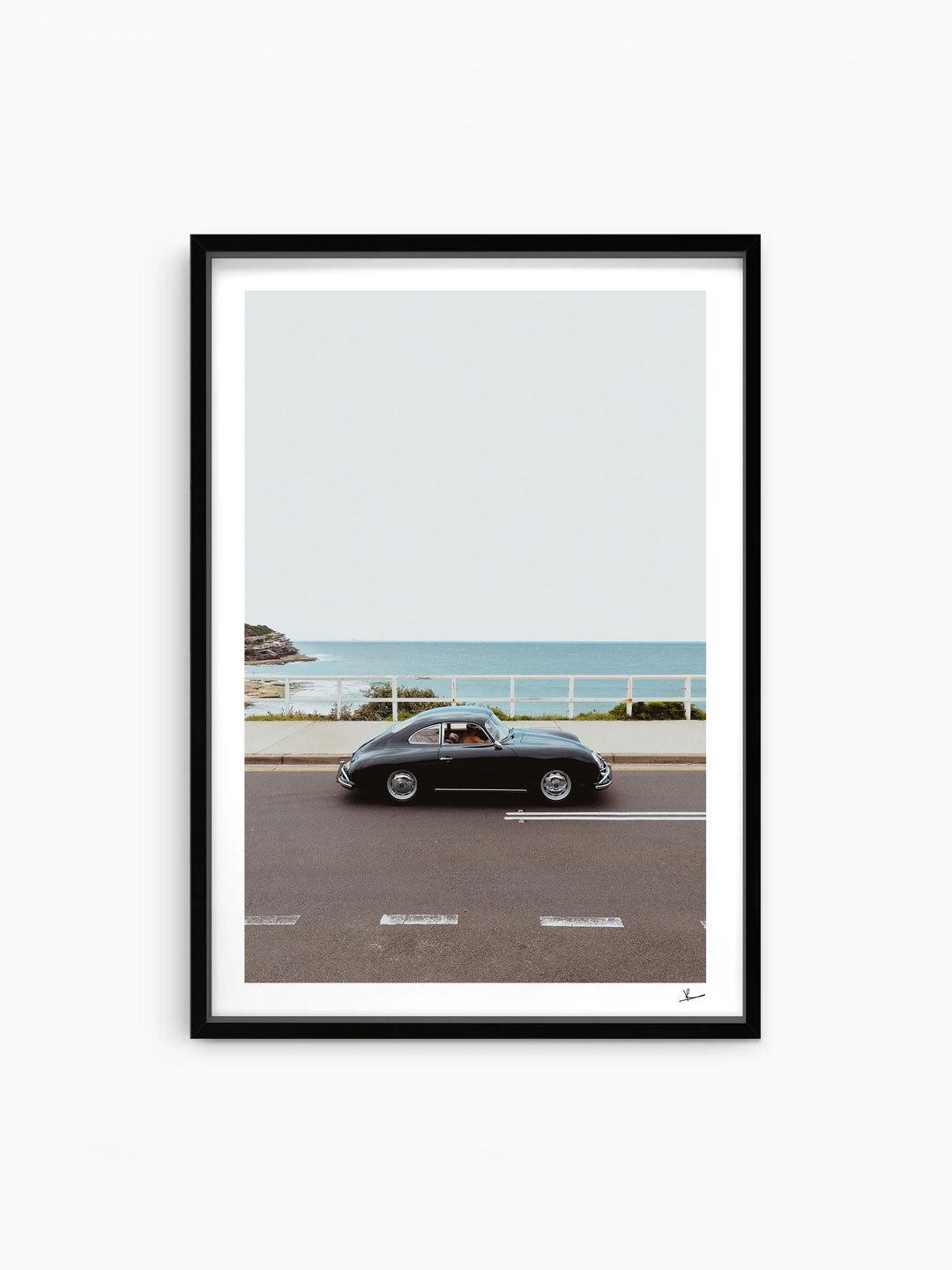 Ocean Drive 01 - Porsche 356 - Wall Art Print - Australia Unseen