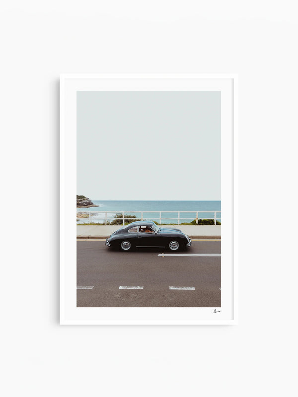 Ocean Drive 01 - Porsche 356 - Wall Art Print - Australia Unseen